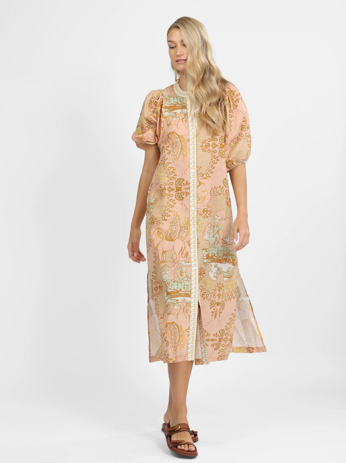 Tunic Italian Coast Rose