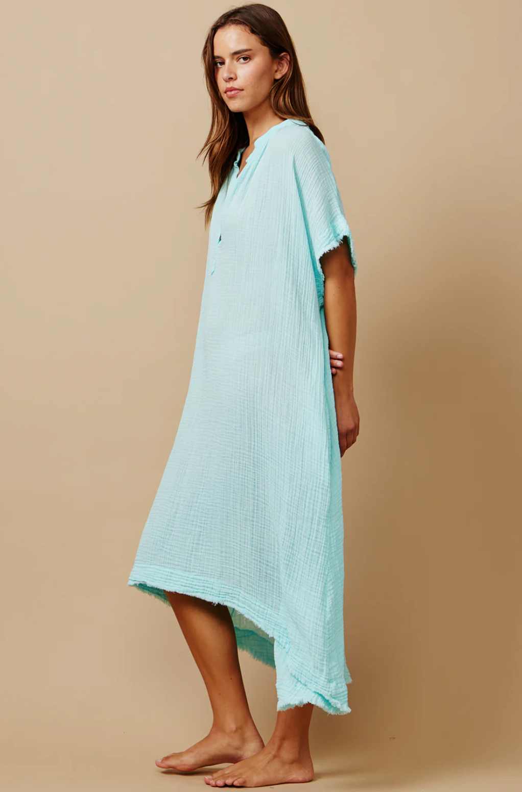 Tunisia Seafoam Caftan