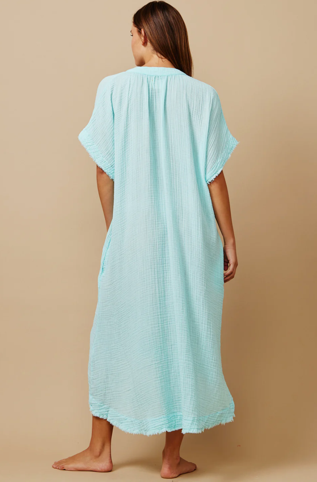 Tunisia Seafoam Caftan