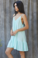 Seafoam Mini Dress