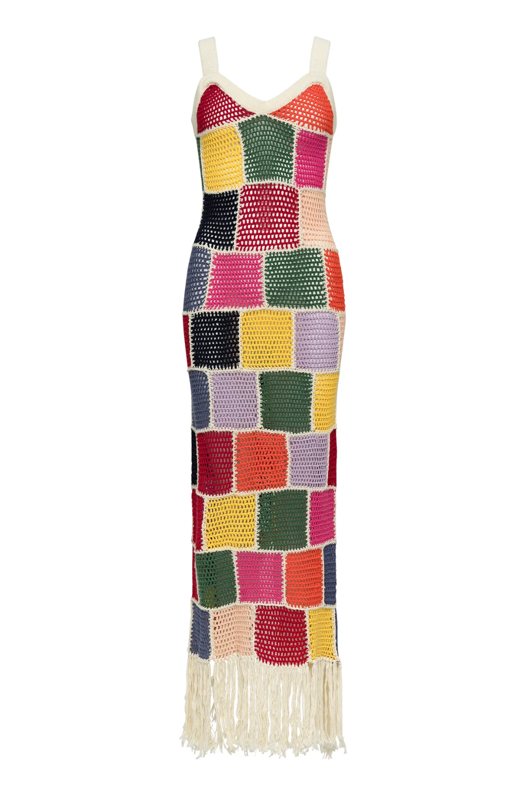 Vera Crochet Multi Dress