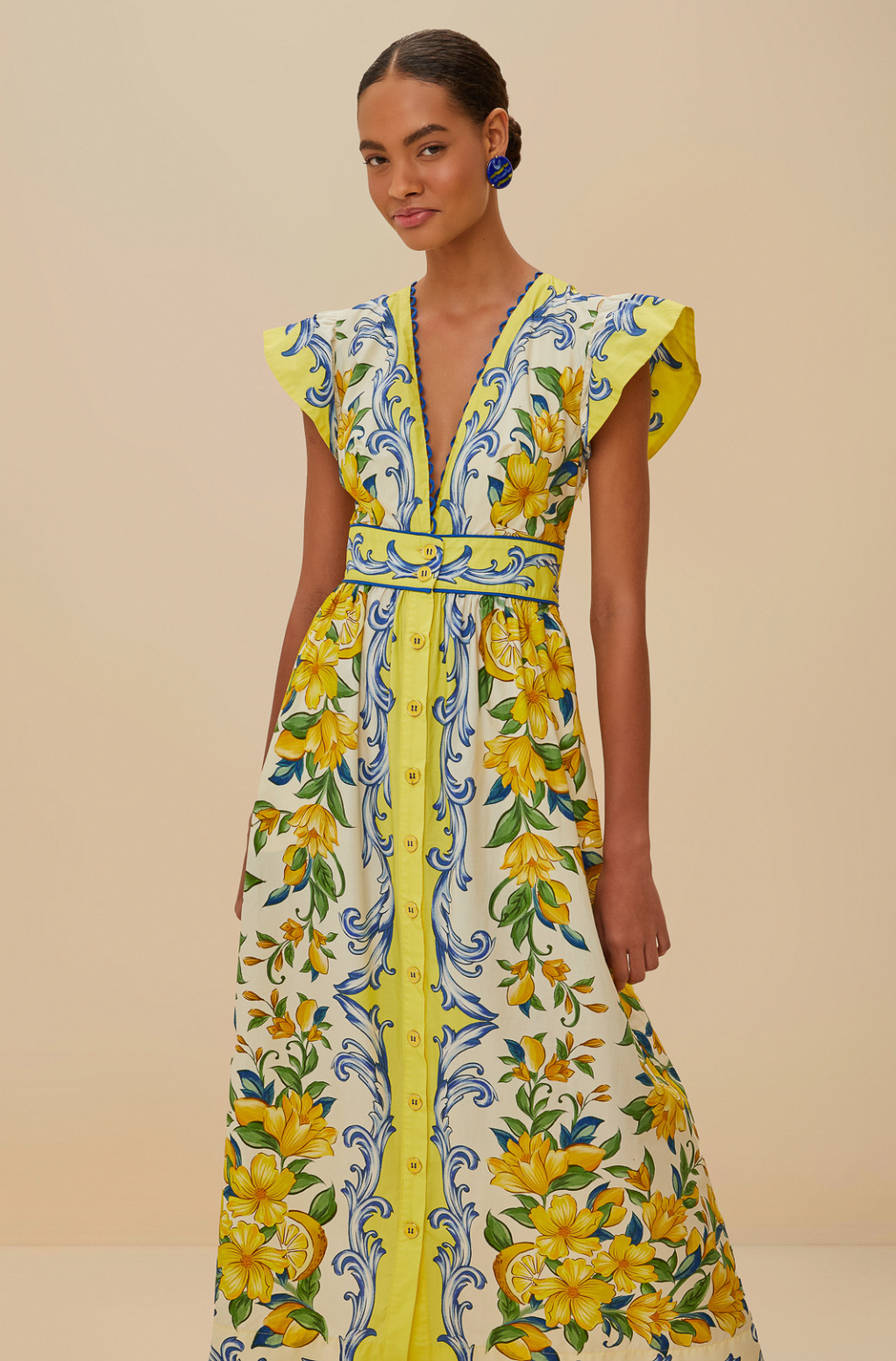 Sicily Scarf Maxi Dress