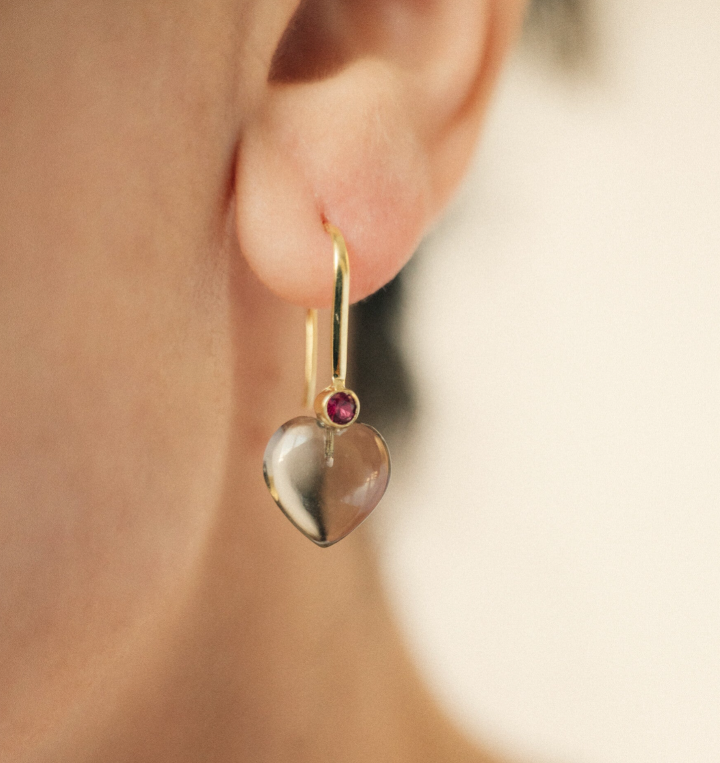 Udaipur Smokey Quartz Earrings