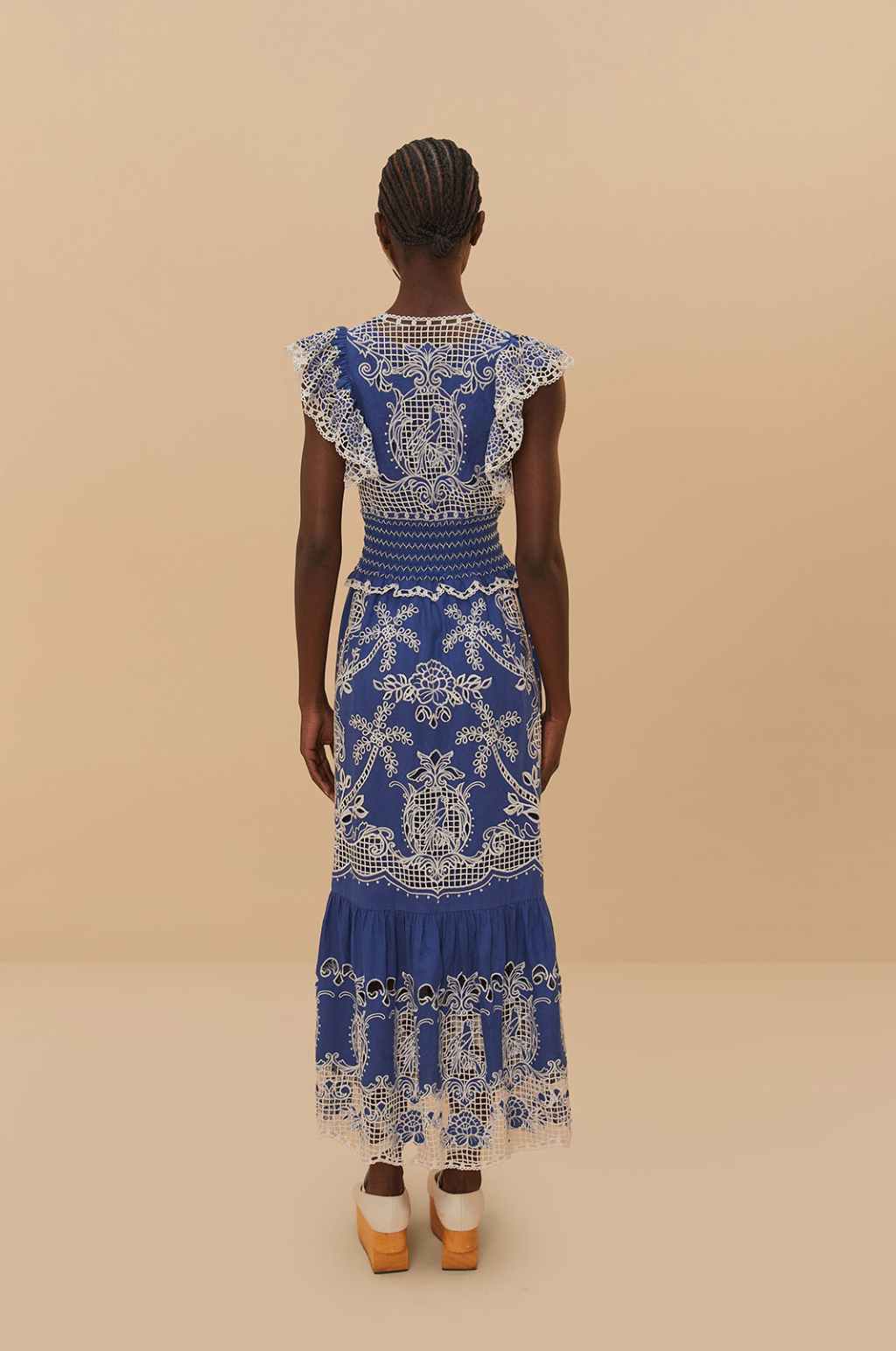 Romantic Blue Maxi Dress