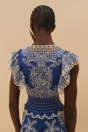 Romantic Blue Maxi Dress