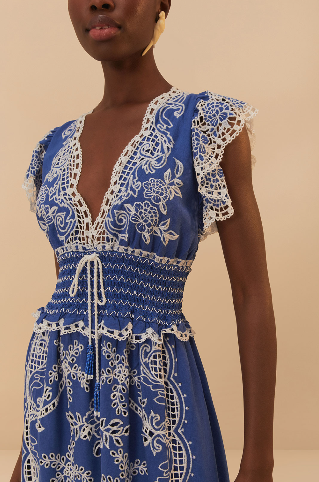 Romantic Blue Maxi Dress