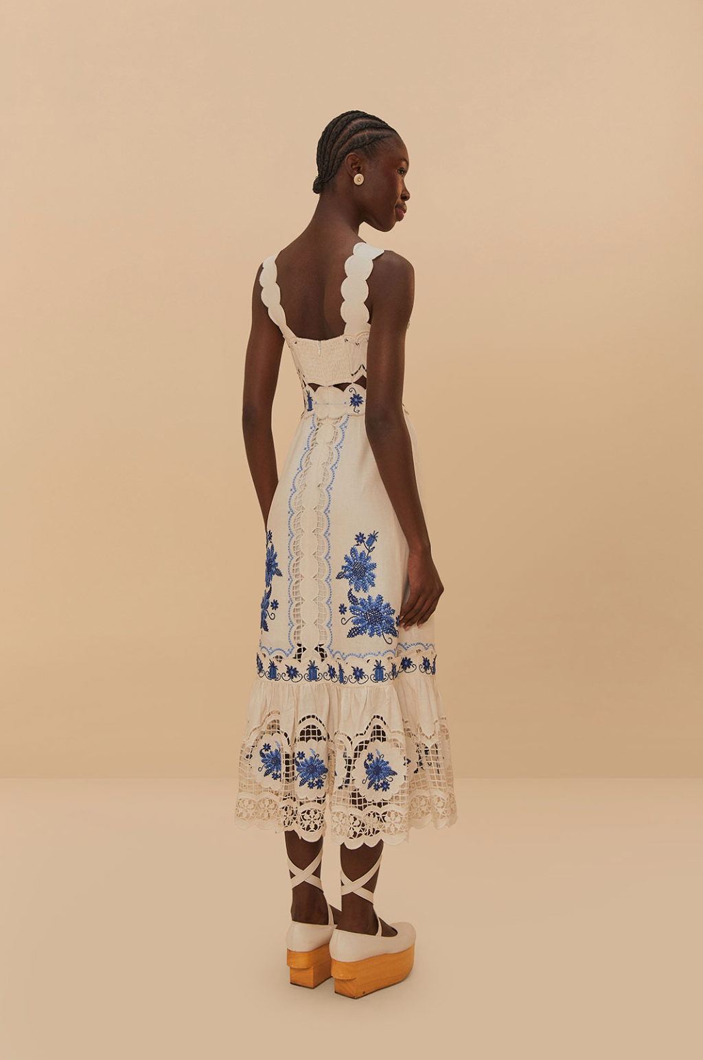 Cross Sunflower Midi Dress