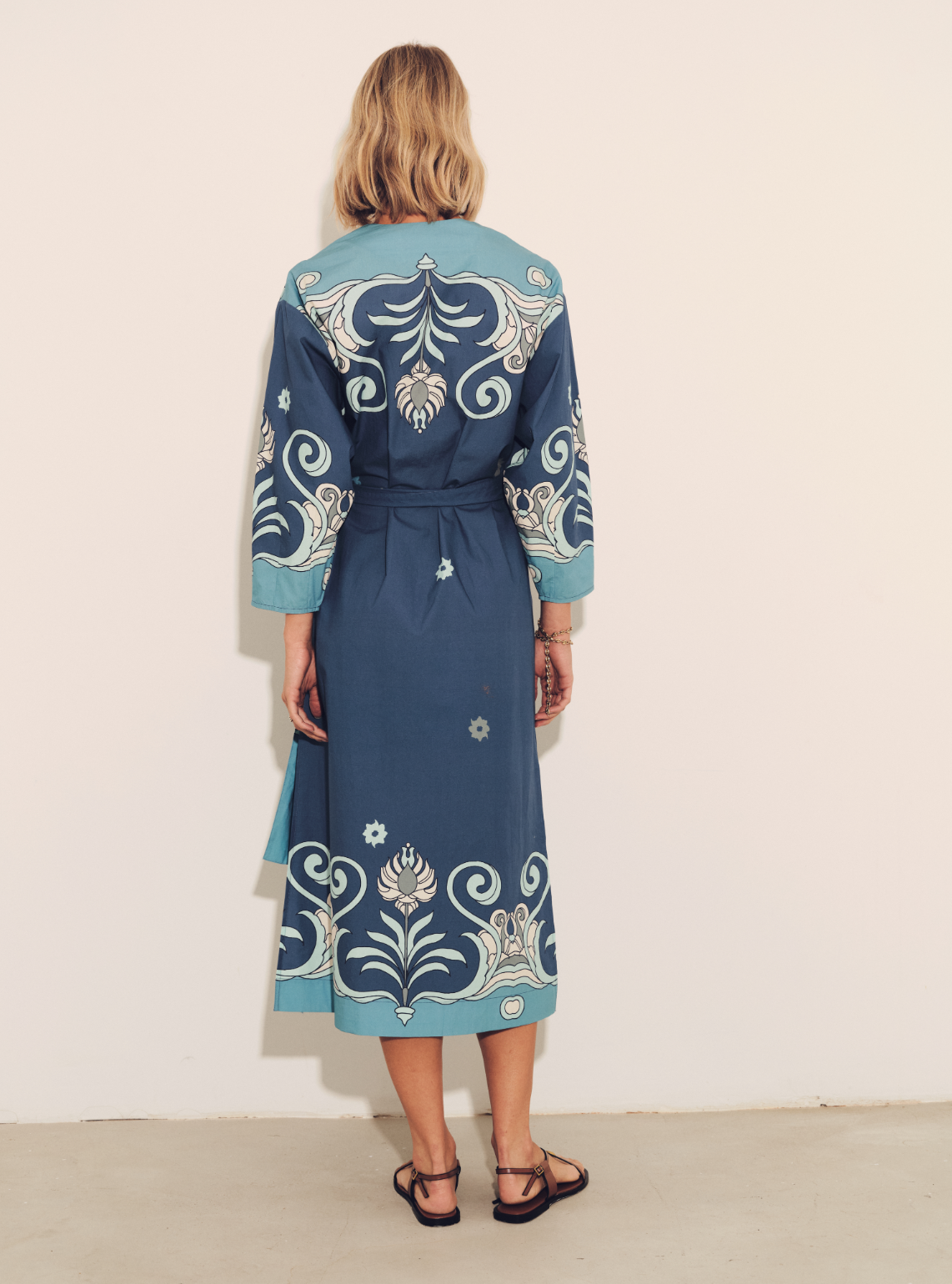 Inae Tiles Blue Dress