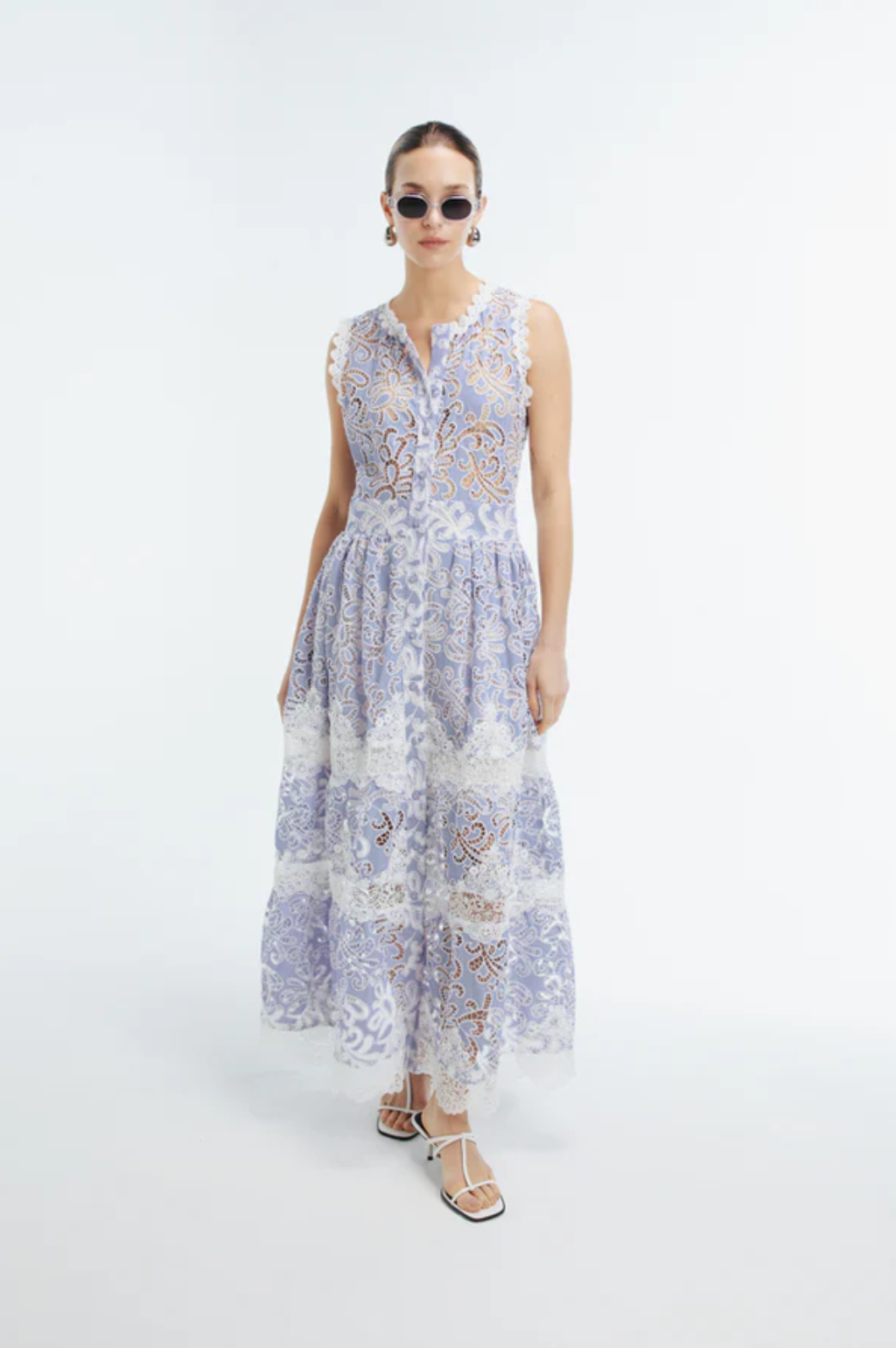 Gaia Blue Maxi Dress