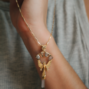 Angel Crystal Quartz Necklace