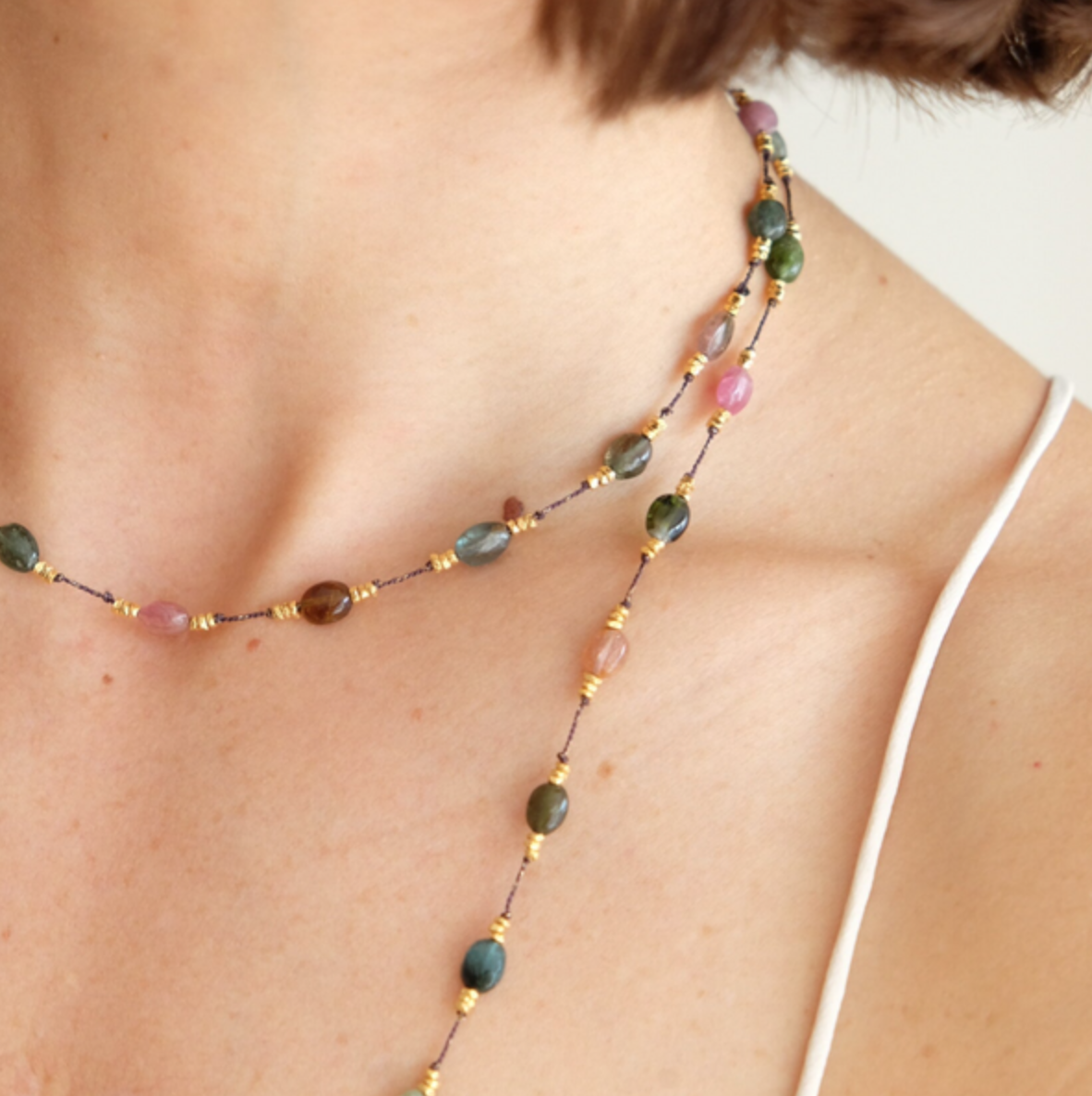 Small Igat Tourmaline Necklace