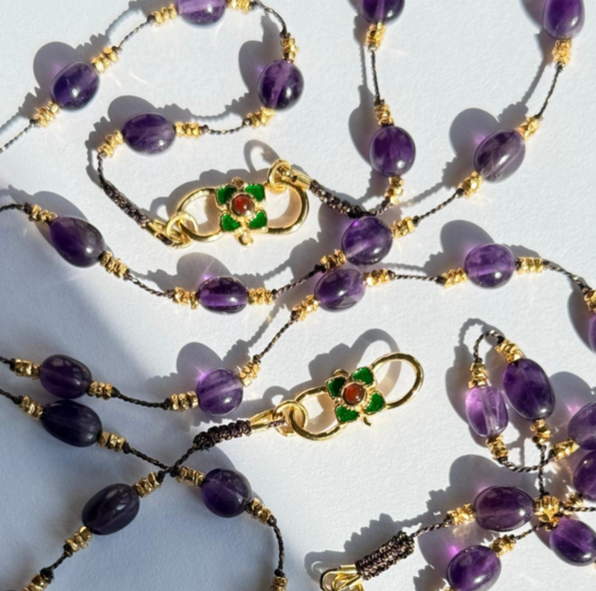 Small Igat Amethyst Necklace