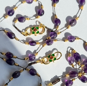 Small Igat Amethyst Necklace