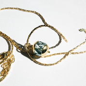 Lucky Prism Green Amethyst Necklace