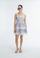 Aerin Blue Mini Dress