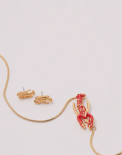 Langosta Set Necklace And Earrings