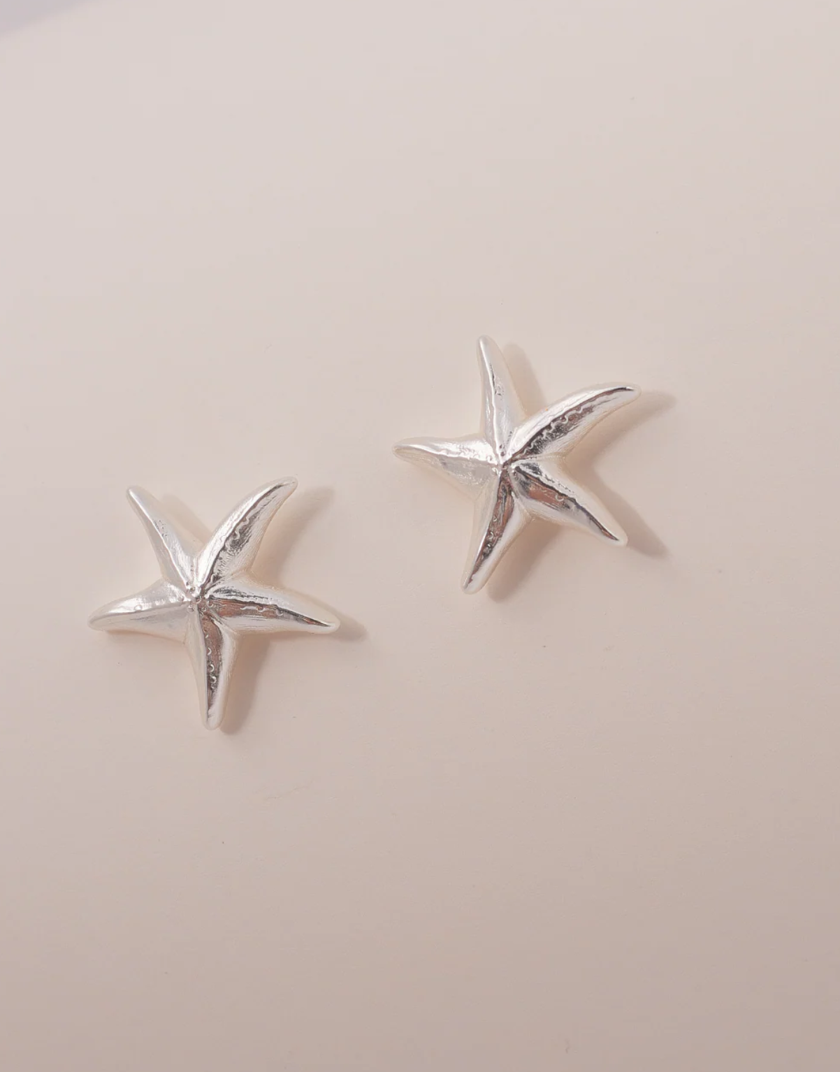 Starfish Silver Earrings