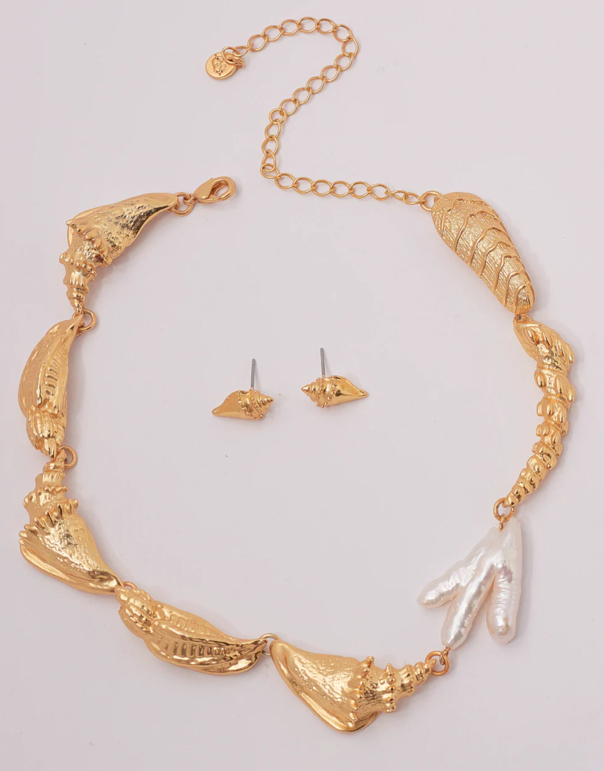 Caracola Set Necklace And Earrings