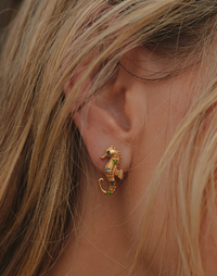 Seahorse Gold Earrings