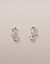 Seahorse Silver Earrings