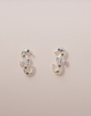 Seahorse Silver Earrings