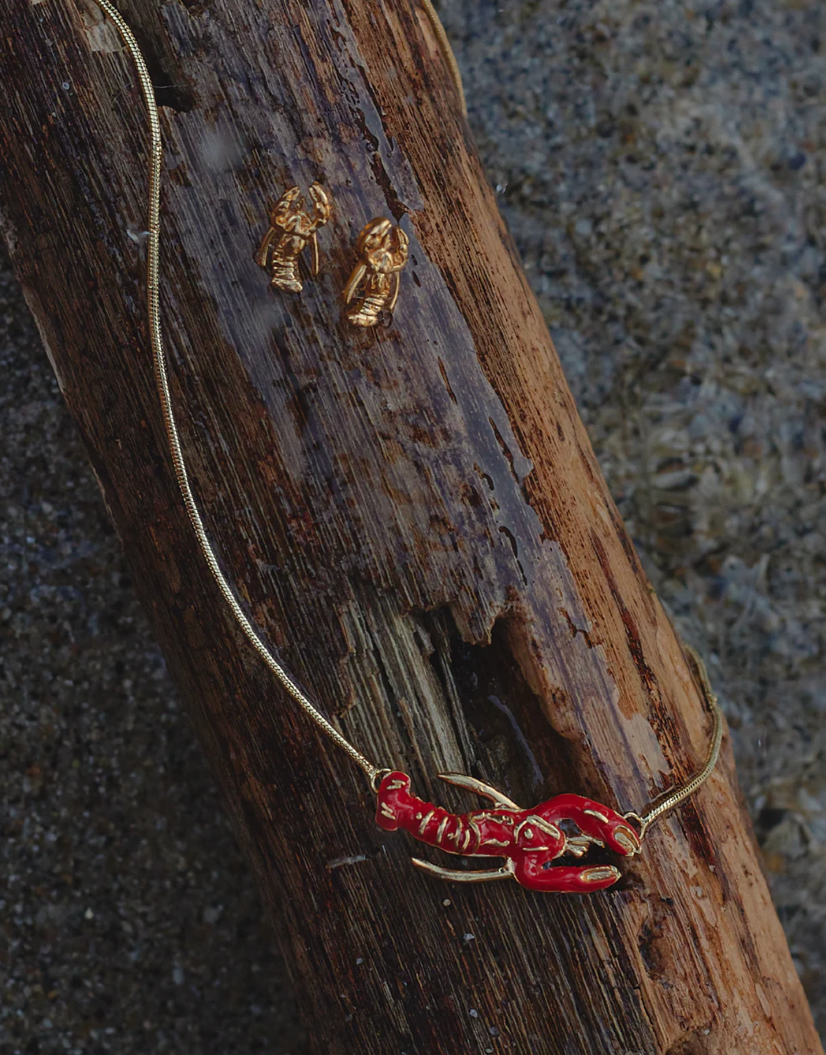 Langosta Set Necklace And Earrings