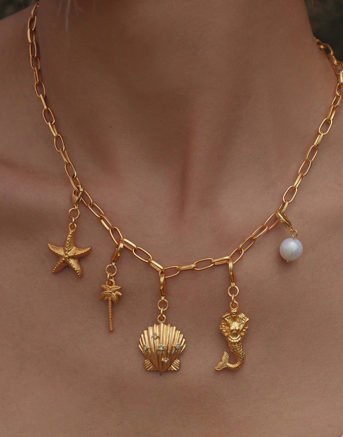 Mermaids Charms Necklace