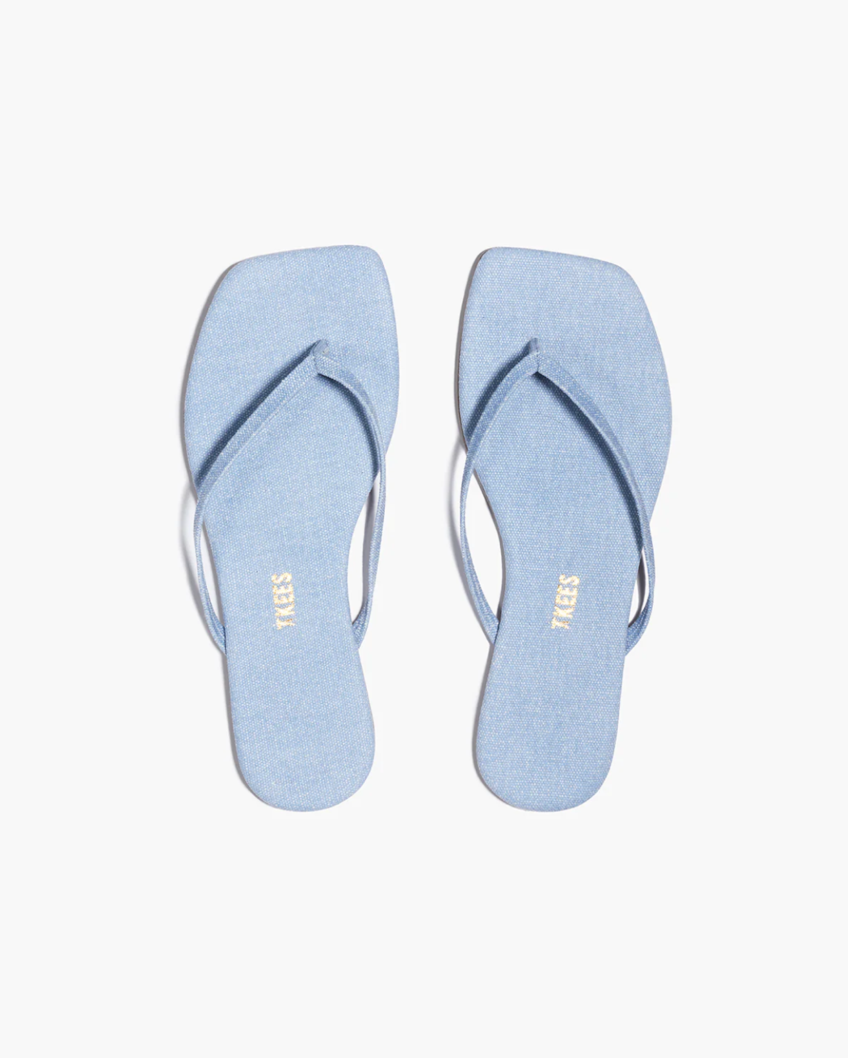 Square Lily Denim Sandals