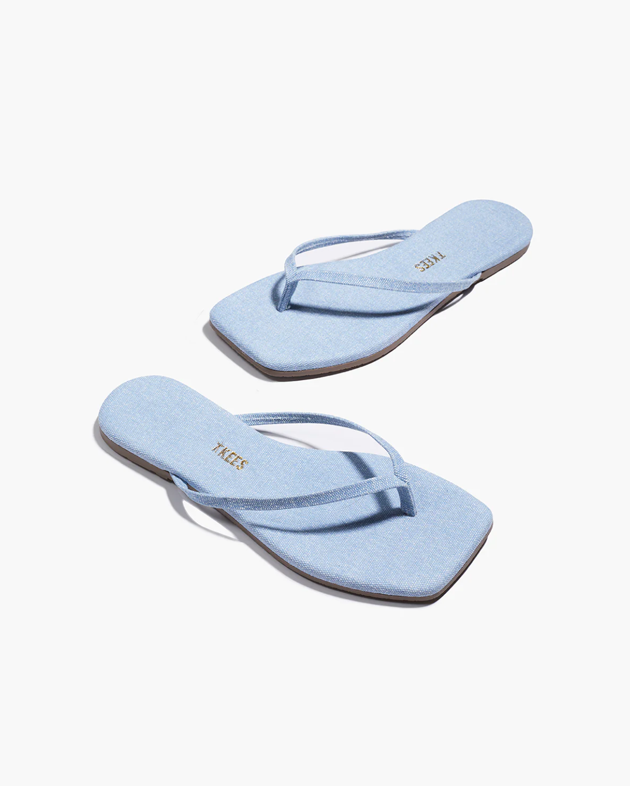 Square Lily Denim Sandals