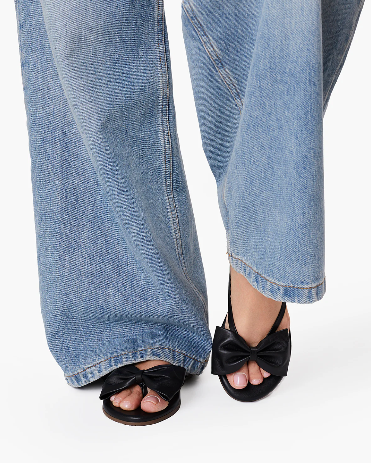 Lily Bow Sable Sandals