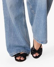 Lily Bow Sable Sandals