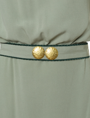 Porpes Pistachio Midi Dress