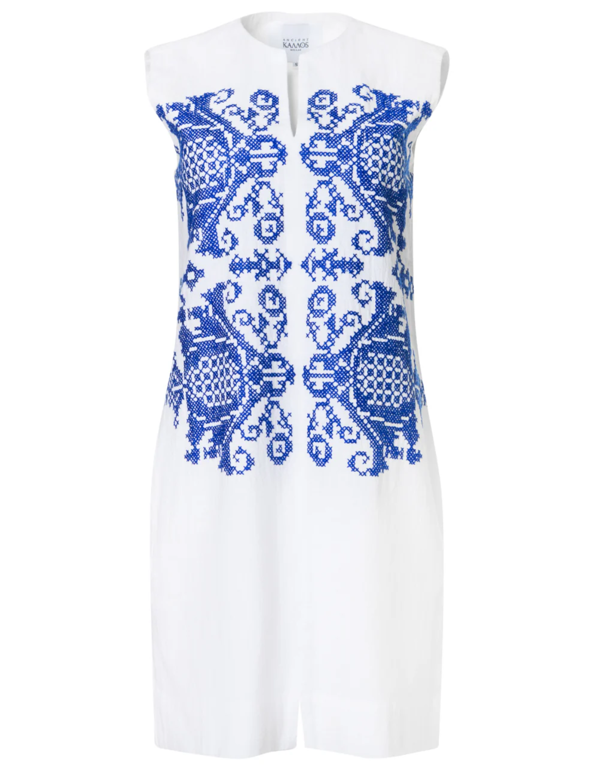 Penelope Greek Blue Mini Dress