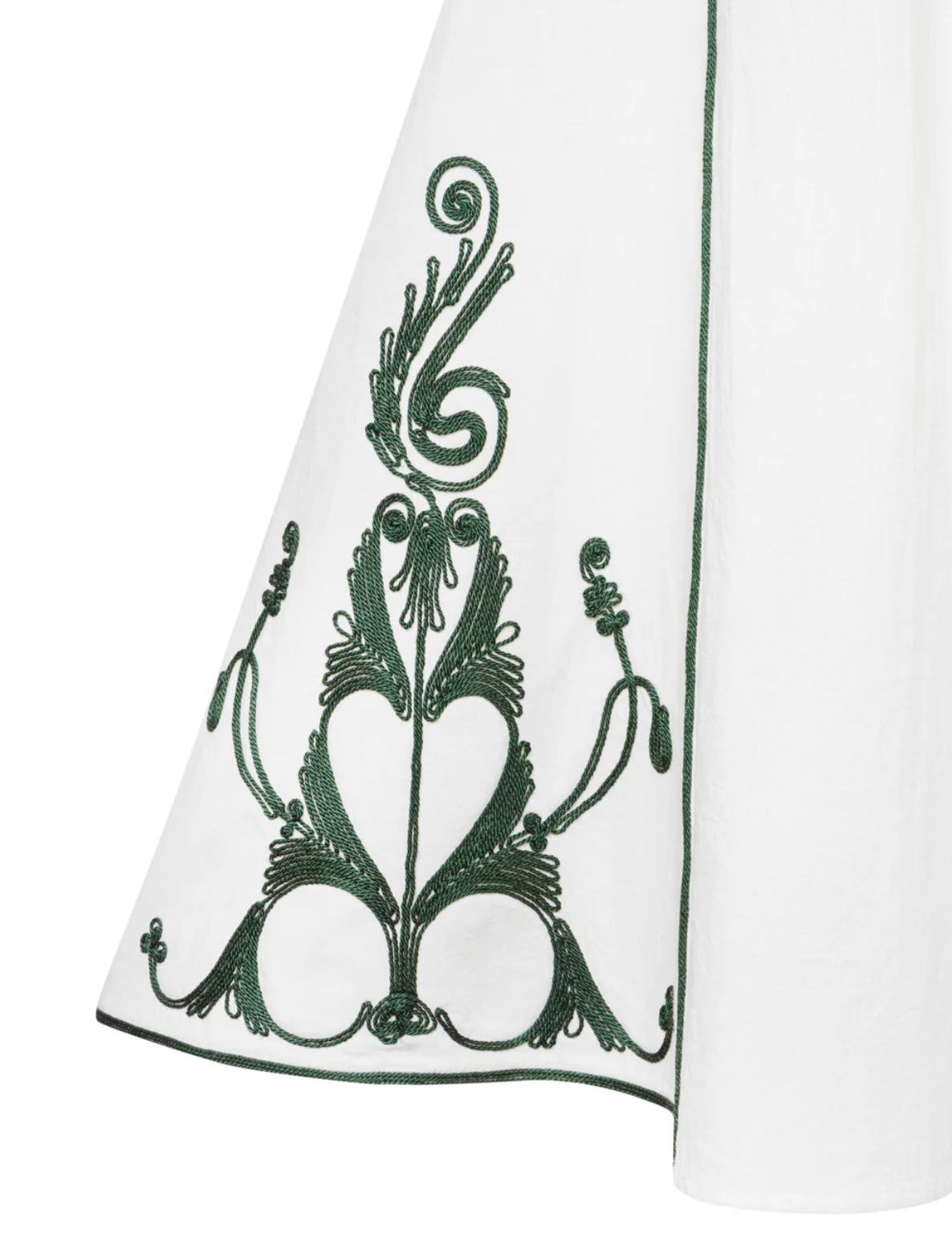 Areti Off White Olive Midi Dress