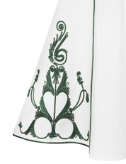 Areti Off White Olive Midi Dress