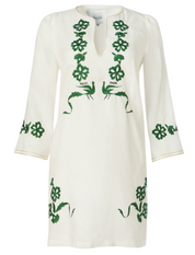 Kalimera Off White Olive Dress