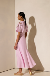 Iphigenia Lilac Midi Dress