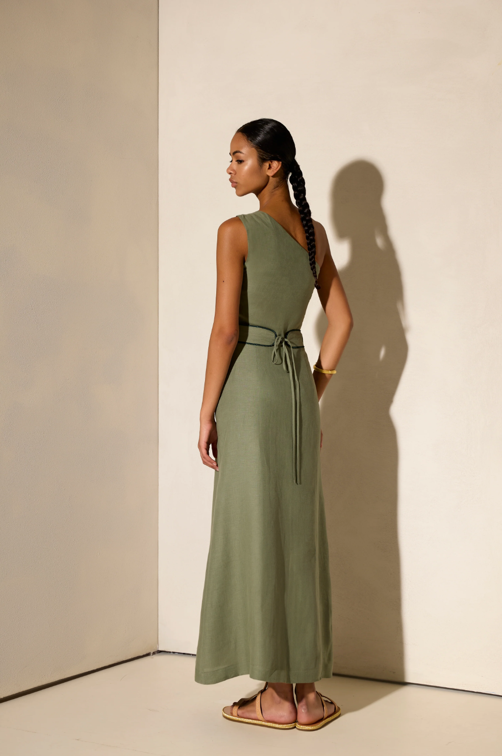 Ino Olive Dress