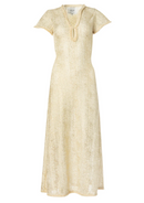Hera Golden Cutout Dress