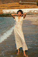 Hera Golden Cutout Dress
