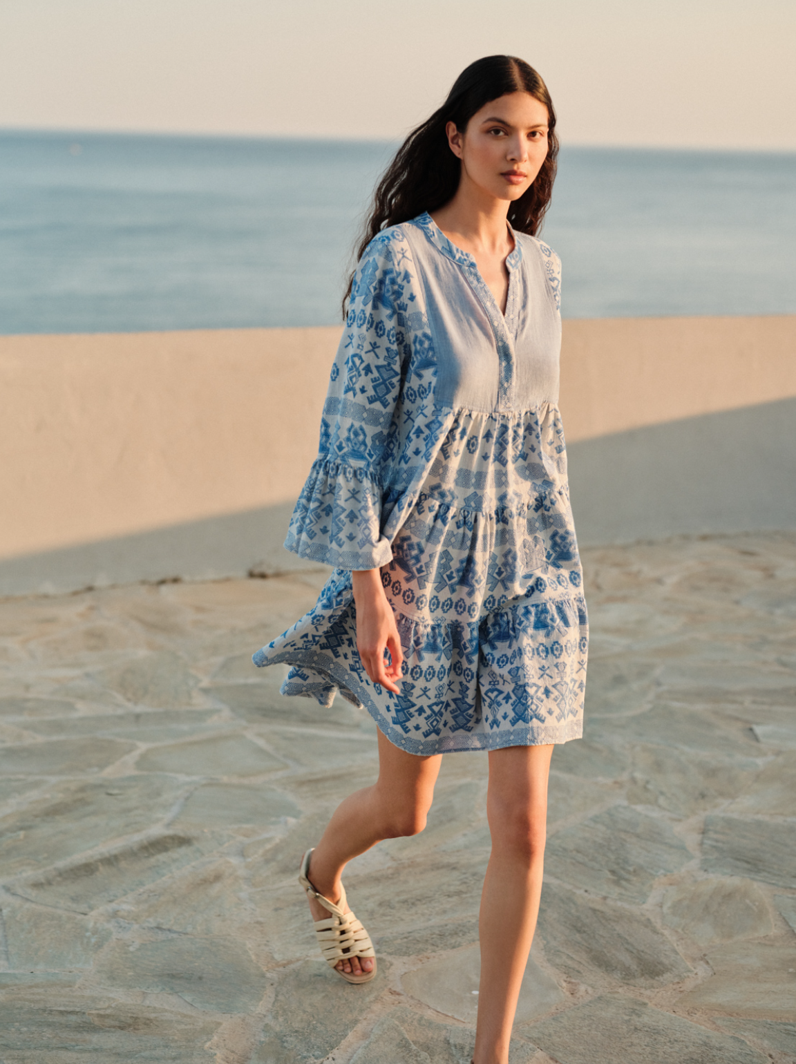 Ella Blue Short Dress