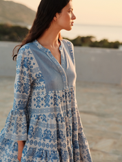 Ella Blue Short Dress