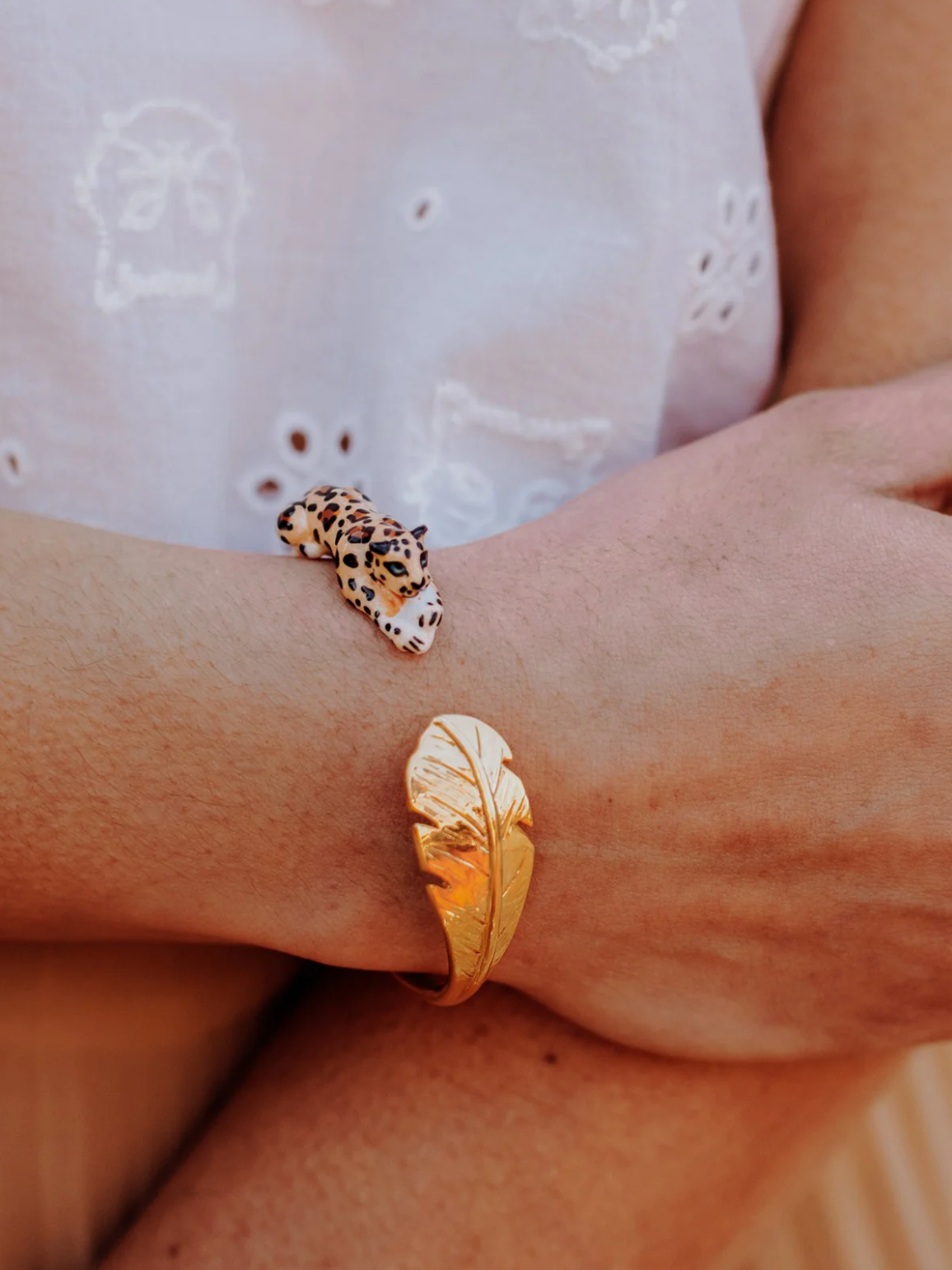 Leopard Palm Bracelet