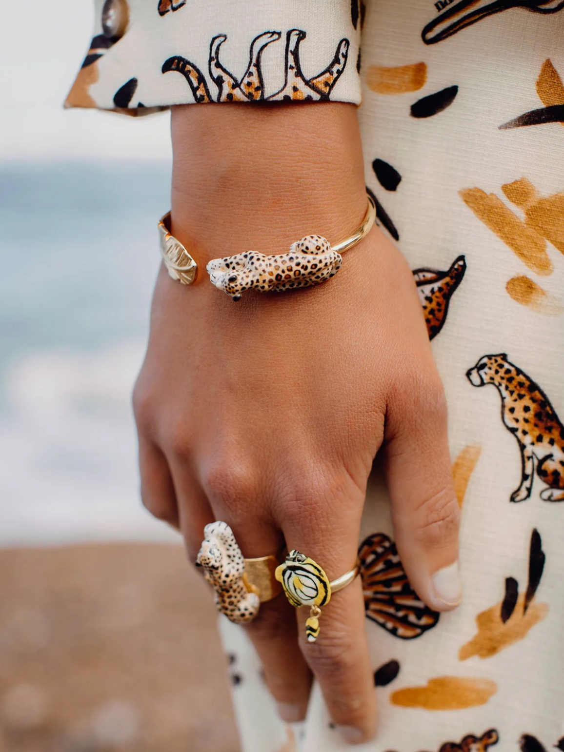 Leopard Palm Bracelet