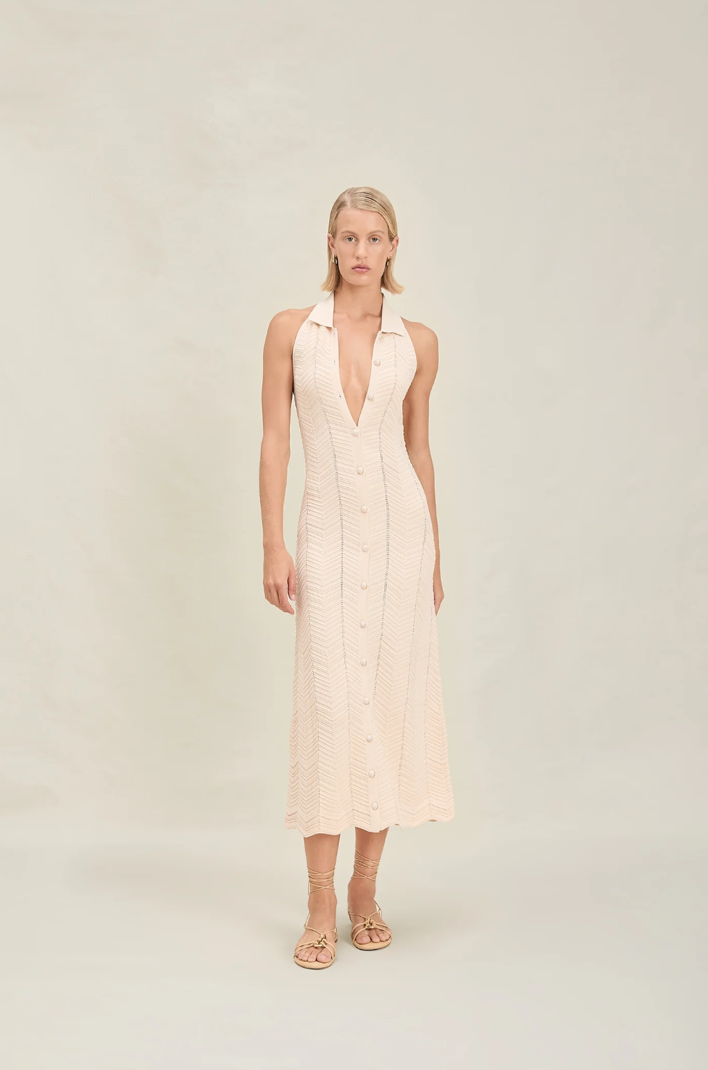 Val Cream Dress