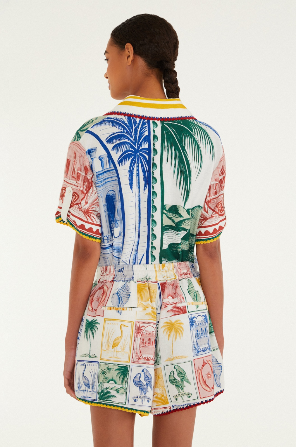 Brasil Vintage Off White Shorts