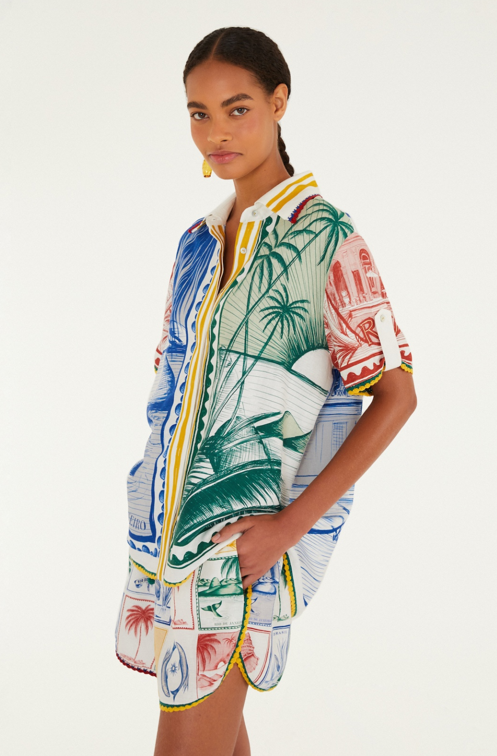 Brasil Vintage Off White Shorts