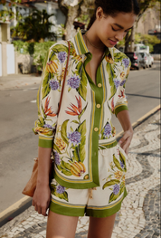 Tropical Scarf Sand Shorts
