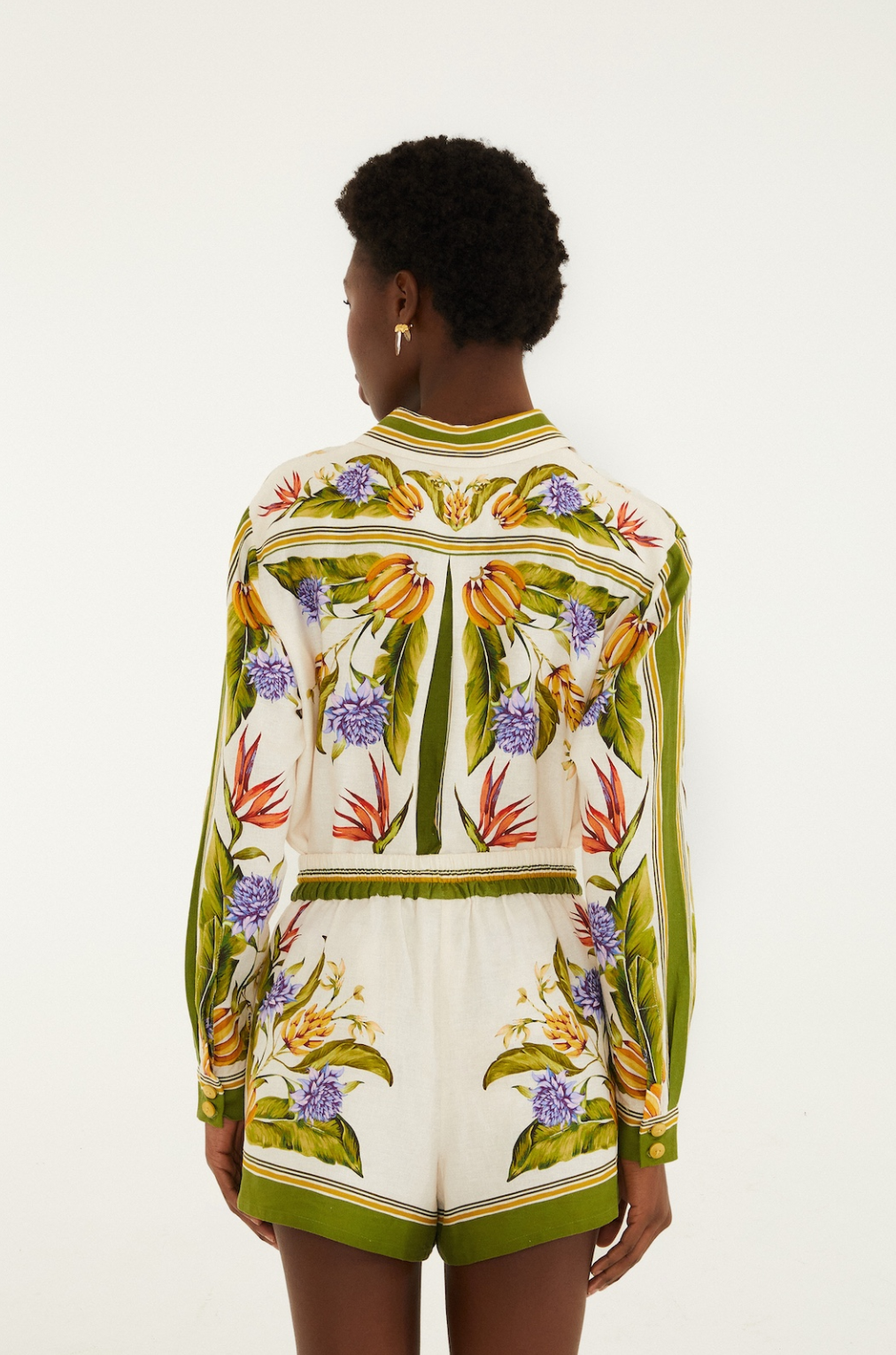 Tropical Scarf Sand Shorts
