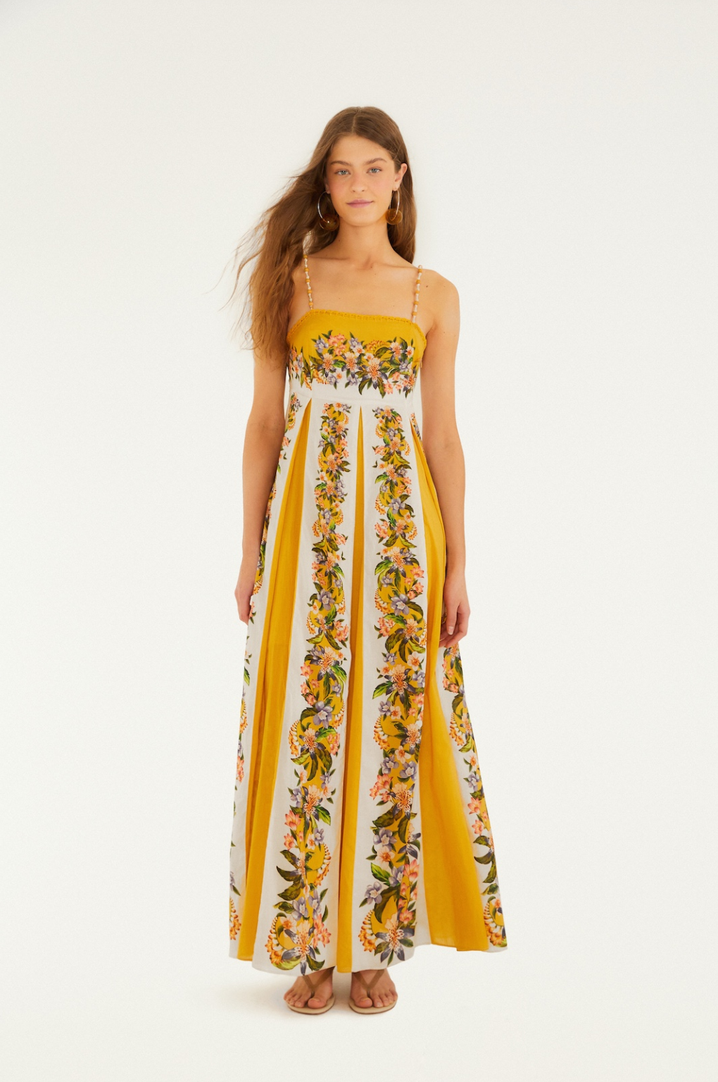 Hilo Stripes Sand Dress Maxi Dress